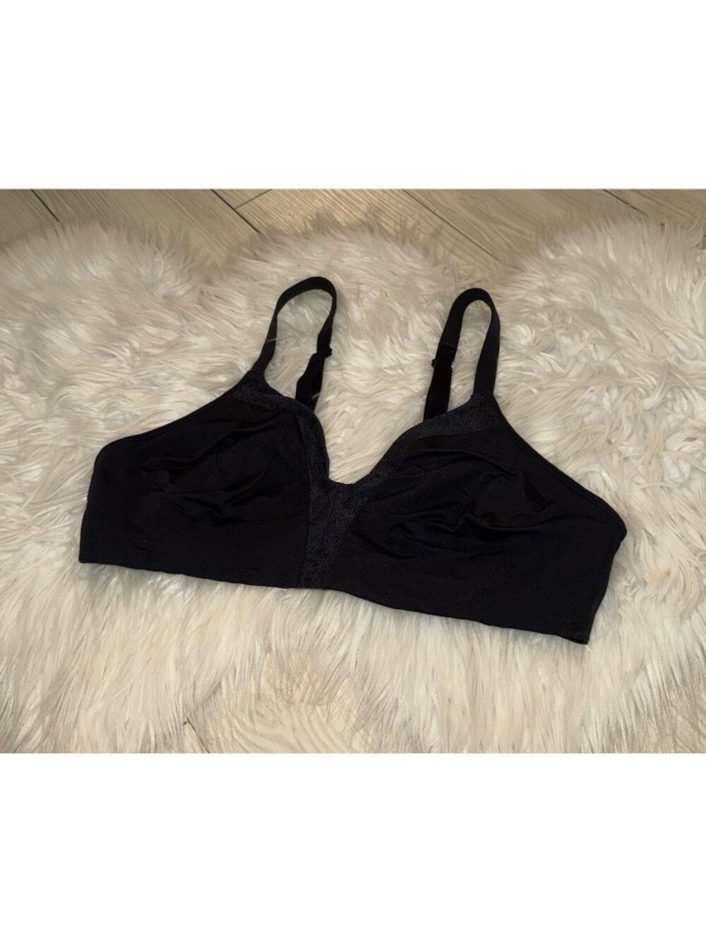 Playtex Secrets 4832 Ultra Soft ComfortFlex Wire Free Bra Unlined Womens L Large